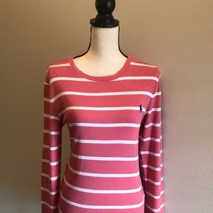 Ralph Lauren Long Sleeve Polo Sport Shirt Sz Large